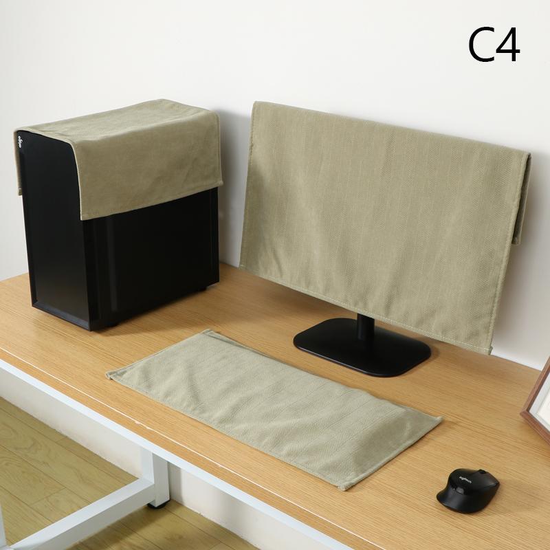 1/2/3PCS 27inch Computer Dust Cover Desktop Lcd Screen Monitor Main Box Keyboard Protective Cover for Household Dust Covers