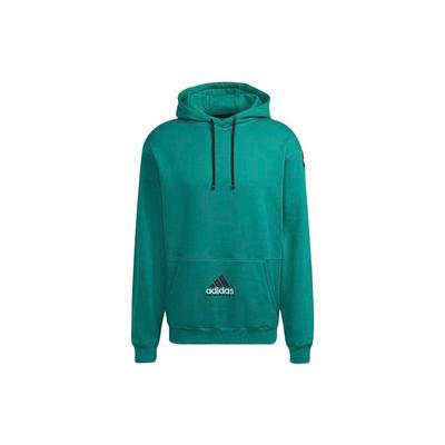 adidas Originals Embroidered Trefoil Logo Sports Hoodie Men Hoodies Sub-Green HG8089