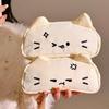 Funny Embroidered Cat Pencil Case Cartoon Kitty Stationer Bag Stationery Storage Bag  Student Use