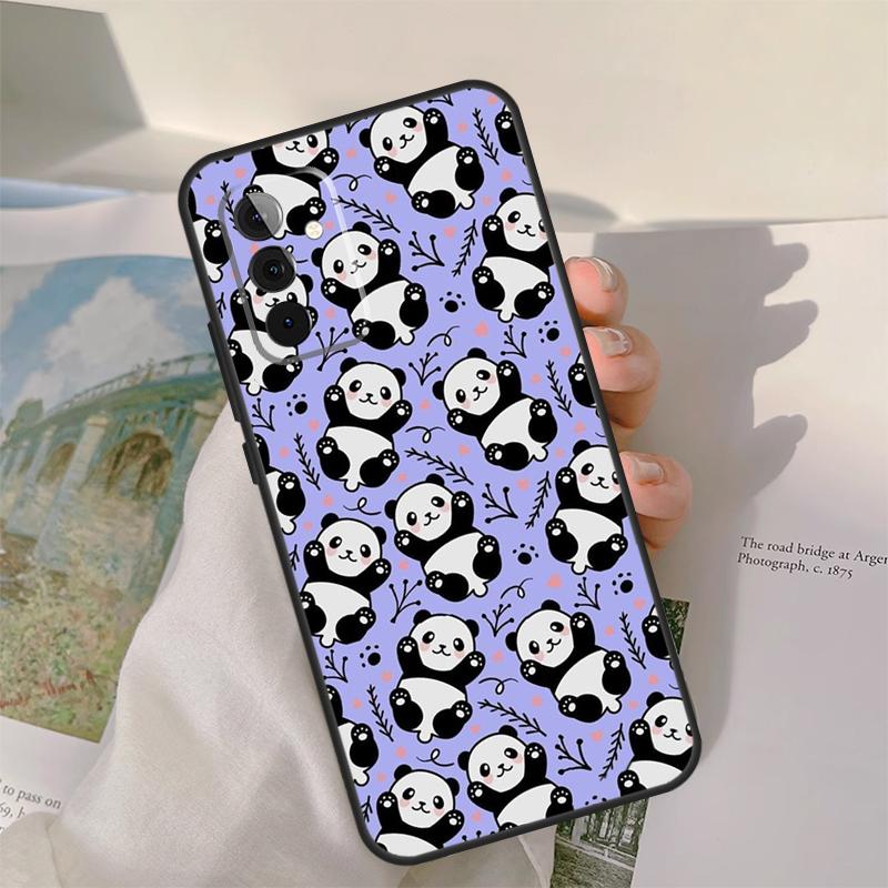 Panda Animal Case For Samsung Galaxy A55 A35 A15 A32 A12 A22 A52 A06 A54 A34 A14 A56 A36 A26 A16 A13 A53