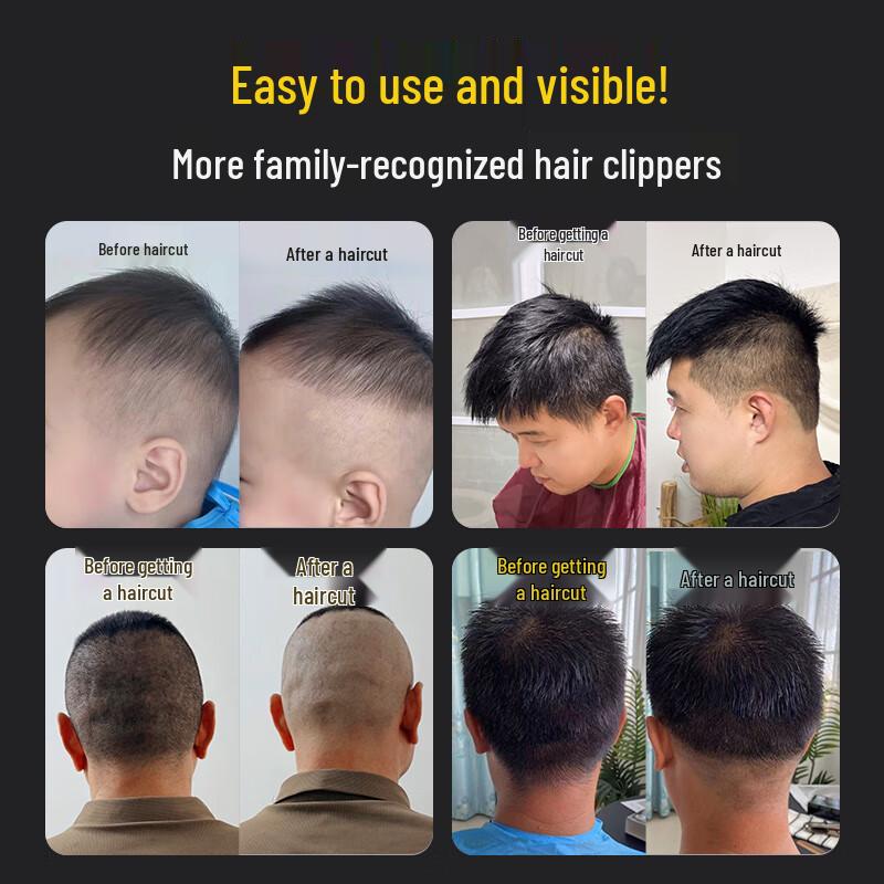 AUX Cordless Digital Hair Clipper CN plug (adapter included)