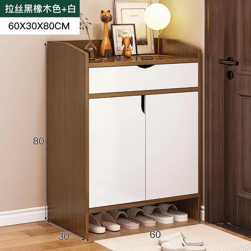 Multi Layer Simple Wooden Shoe Rack Vertical Storage Organizer Cabinet Hallway Shoe Rack Minimalist Armario Zapatero Furniture