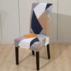 Geometry Chair Cover Dining Elastic Chair Covers Spandex Stretch Office Use Restaurant Weddings Banquet Hotel Seating Seat Covering 1pc