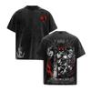 Asta Print T-skjorte Anime Black Clover Klær Menn Kvinner Avslappet Bomulls T-skjorter Retro Vasket T-skjorte Harajuku Mannlig Løstsittende Topper