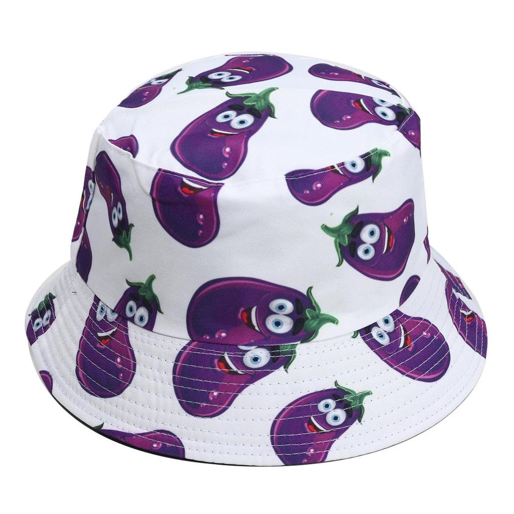 2026 Lemon Pattern Reversible Bucket Hat for Men & Women – Summer Sun Protection