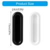 Auto Adhesive Sliding Door Handle Reusable Adhesive Backing Finger Friendly Durability For Homes Kitchen Office