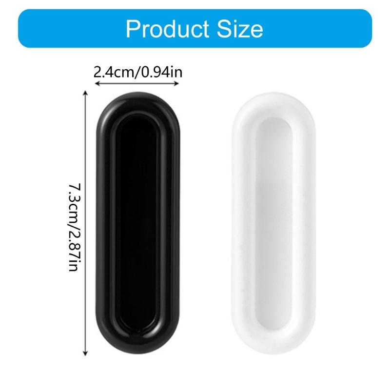 Auto Adhesive Sliding Door Handle Reusable Adhesive Backing Finger Friendly Durability For Homes Kitchen Office