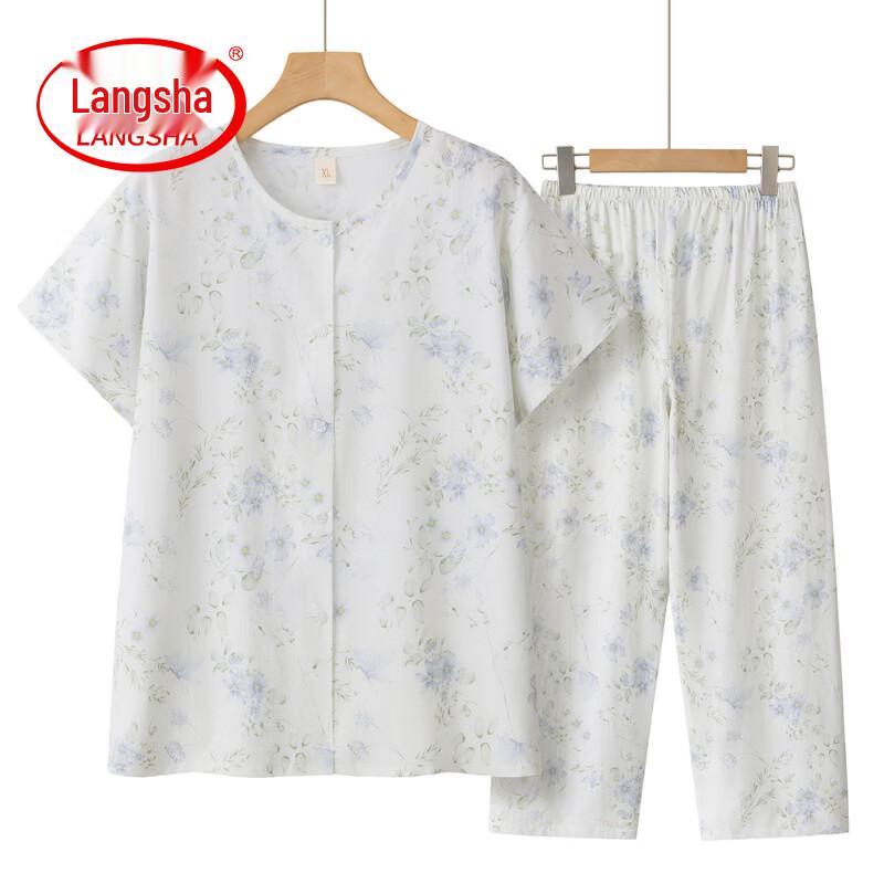 Women s Summer Floral Print Loungewear Set 4XL