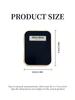 MIU MIU Miroir Compact Bordure Noir Doré Mini Double Face Portable de Poche Miroir de Maquillage pour Femmes Voyage Quotidien