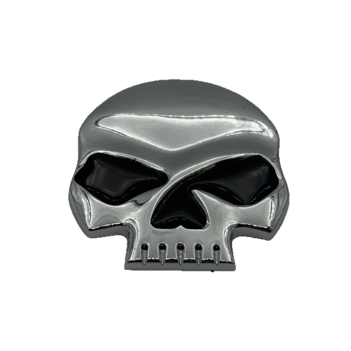 

3D Skull Emblem Car Body Sticker - Ghost Head Rear Decoration