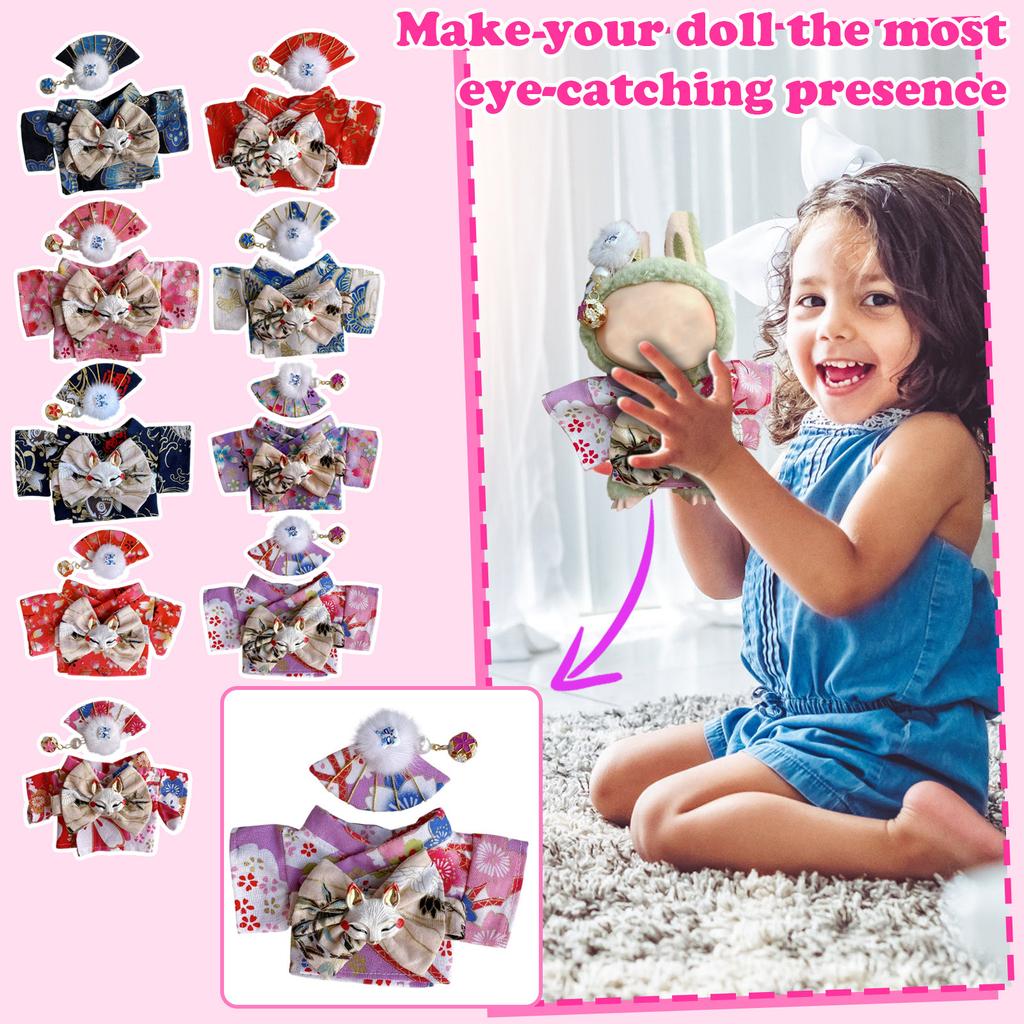 Cute Plush Doll Toy Gift Cartoon Children's Ragdoll Replacement Clothes, Plush Toy Accessories