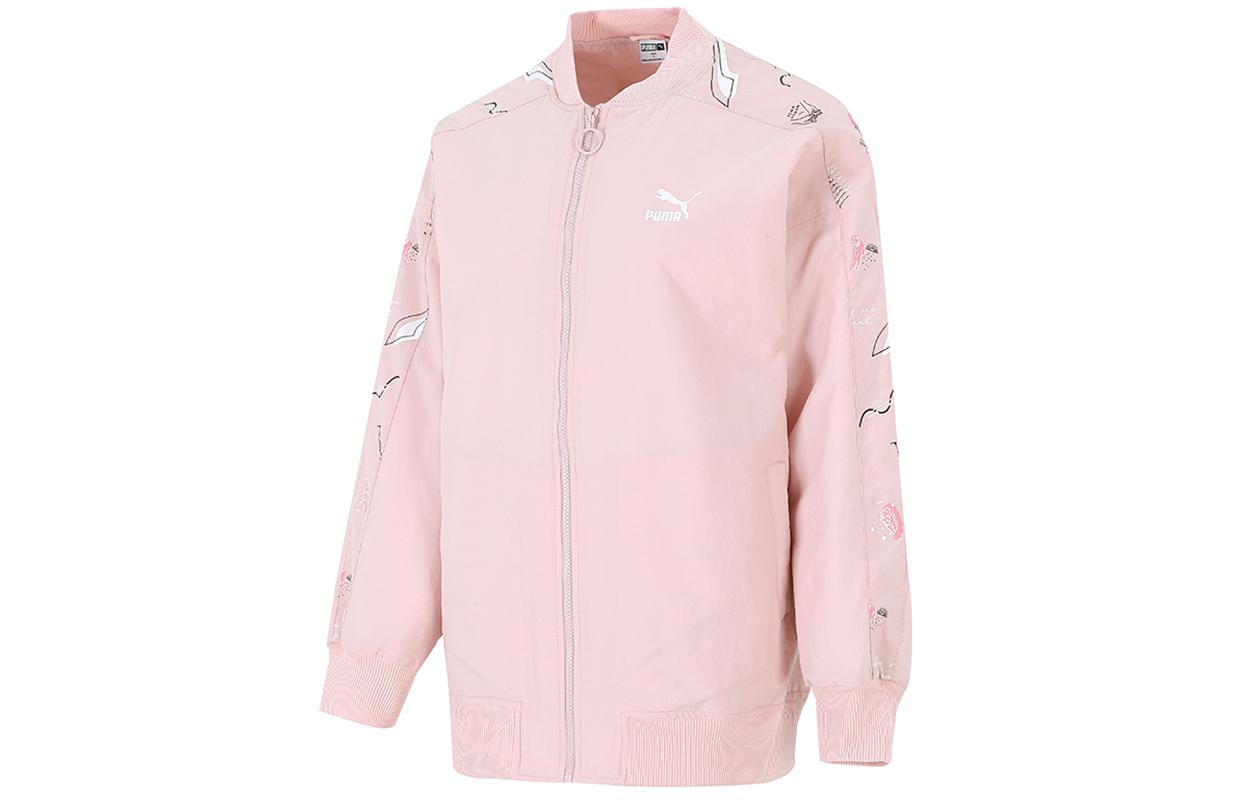 PUMA Jackets Women s Pink Stand Collar Moderate Other 534420-36 S