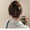 Half Zip Summer Hair Clip With A Straight Clip At The Back Of The Head For Women, A Hair Styling Tool With Twisted Clips And A Headband Accessory