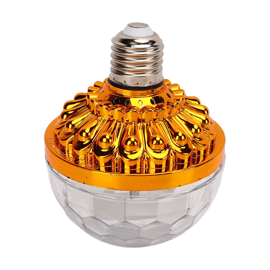 E27 Rotating Ball Light Bulb PC 6W LED RGB Party Lamp Bulb with 8.2ft Plug Wire for KTV Bar