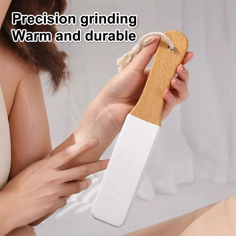 Professional Foot Files Wooden Double Sided Foot Dead Skin Callus Remover Rasp Heel Pedicure Grater To Smooth Hard Coarse Tough