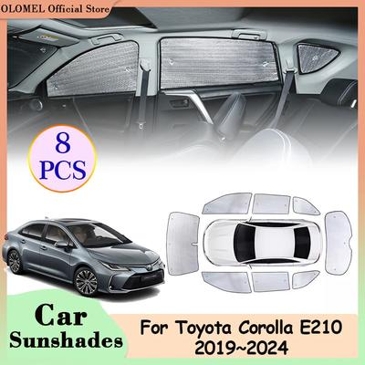 Acoperire completă a parasolarelor pentru Toyota Corolla E210 Sedan 2019 ~ 2024 2020 Față Spate Geam Mașină Parbriz Vizor Accesorii Parasolar
