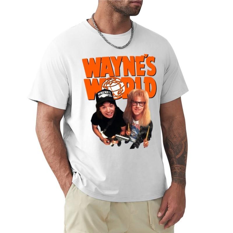 Wayne's World T-Shirt T-shirts Man Short T-shirt Men's Cotton T-shirt