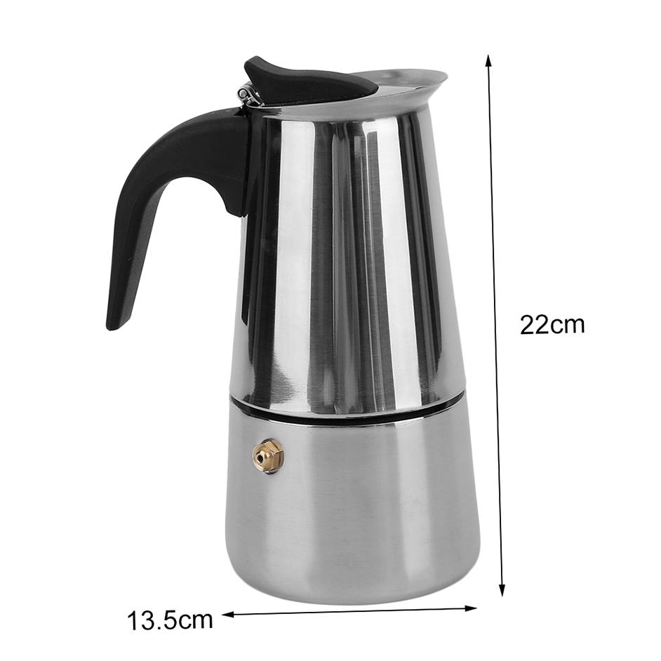 WBA 9 taza Home Office Acero inoxidable Moka Cafetera Pota Mocha Espresso  Latte Stovetop Filter Coffee Pot Percolator Tool comprar a buen precio —  entrega gratuita, reseñas reales con fotos — Joom