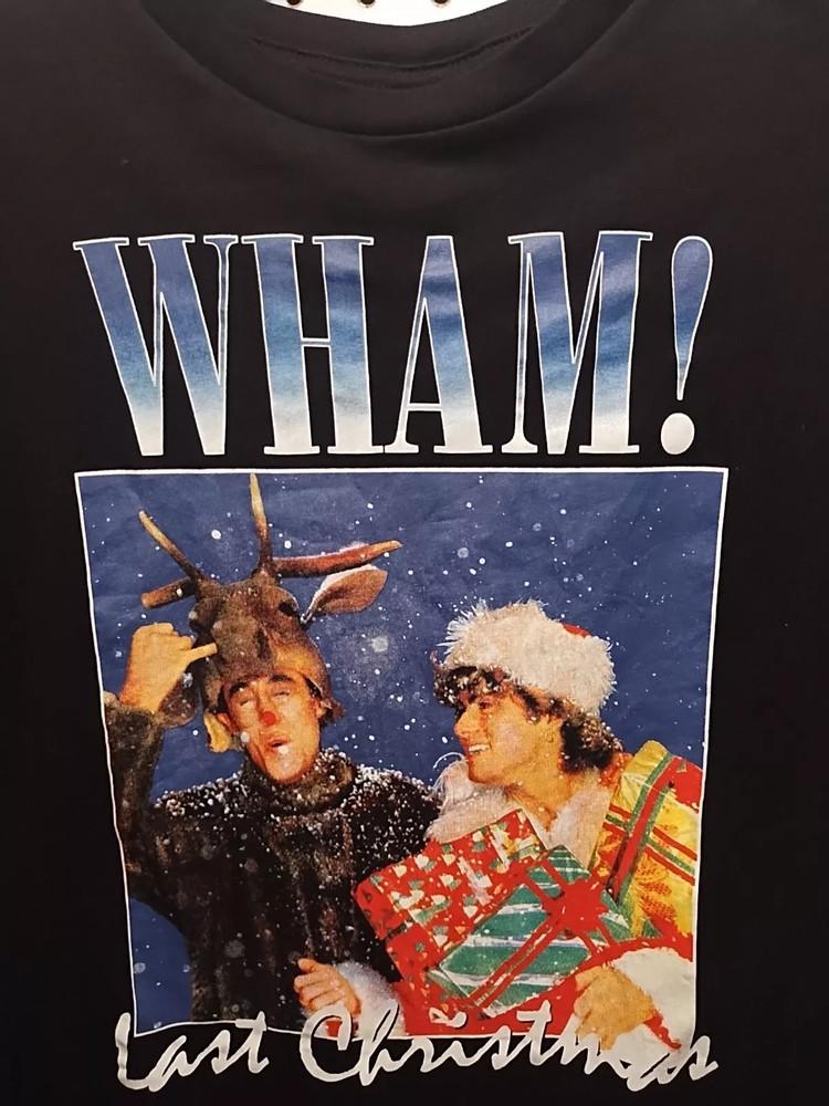 

Wham Last Christmas Heavy Cotton T-shirt Gift Cute For Family Unisex T-Shirt L