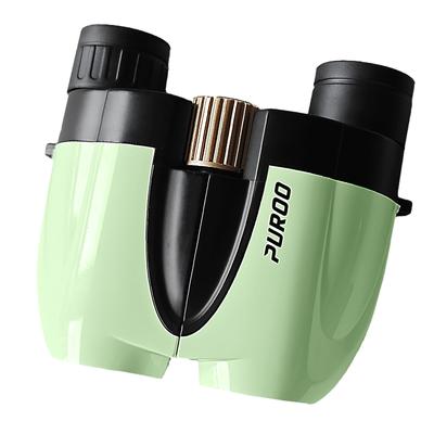 PUROO 10x25 Fernglas Grün für Reisen, Outdoor-Aktivitäten, Bergsteigen, Vogelbeobachtung und Sightseeing