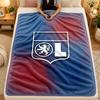Flannel BlanketLyon FC Warm Soft Throw Blanket for Indoor Sofa Bed Living Room Use