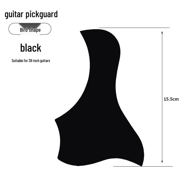 Colorful 38-41 Inch Guitar Pickguards - Irregular Shape & Painted Design