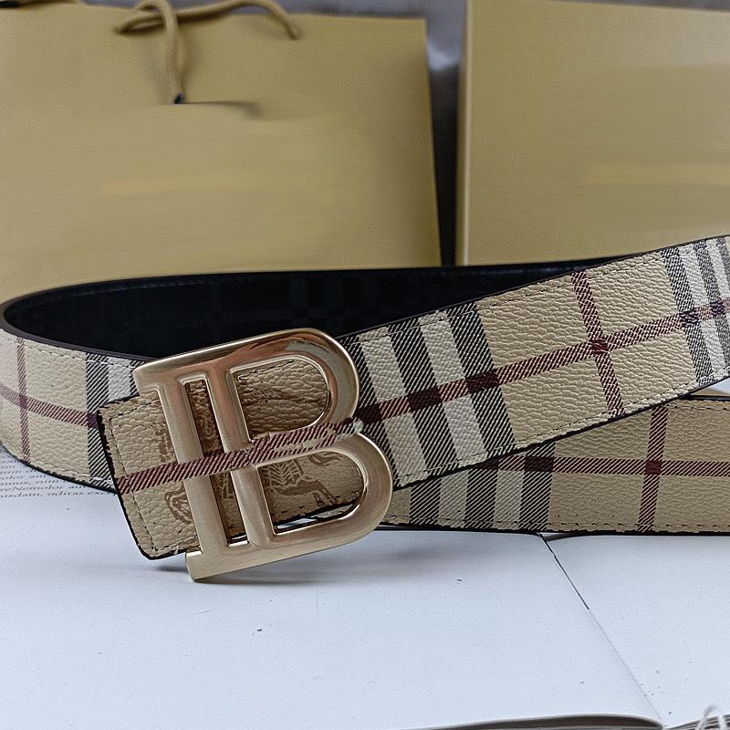 

Мужской ремень Baobao из натуральной двухслойной коровьей кожи - Универсальный модный деловой и повседневный стиль 105cm