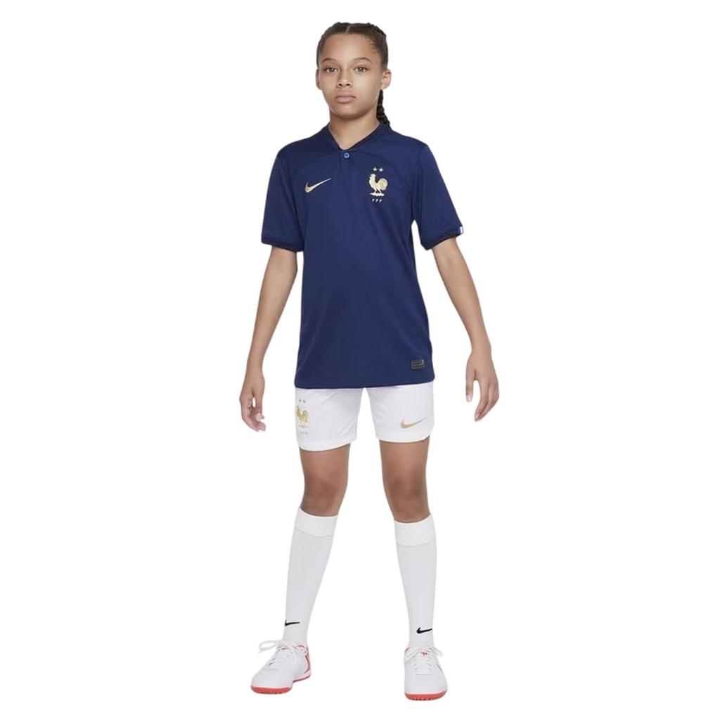 Nike Childrens/Kids 2022/23 France Football Home Shorts