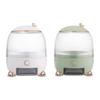 Rotating Rice Storage Container Cereal Dispenser Storage, Green