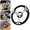 13.5inch Universal Stainless Steel Steering Wheel Without Knob Replacement Marine Accessories Boat Steering Wheel