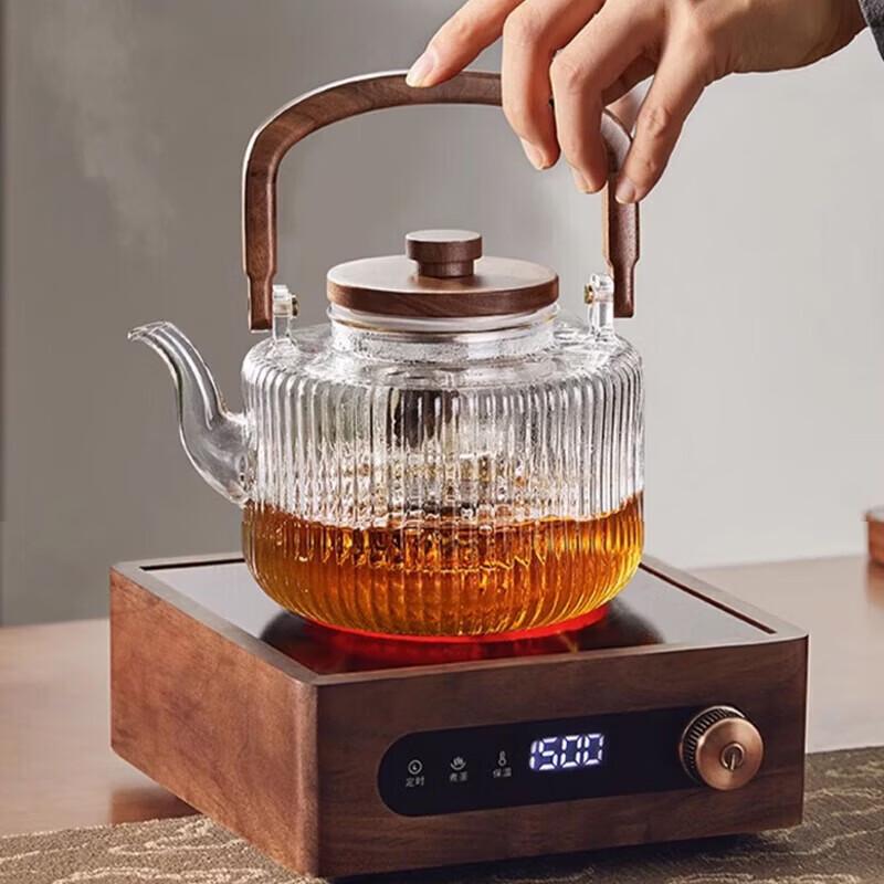 YIHUTEA Glass Tea Set with Electric Ceramic Stove