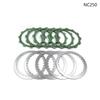 Clutch Friction Plates Steel Disc Kit For Zongshen NC250 NC450 AVANTIS Enduro MOTOLAND SM-MOTORS KAYO BSE Motorcycle Engine Part