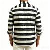Herren Business Casual Langarm Gestreiftes Hemd für Arbeit Alltag