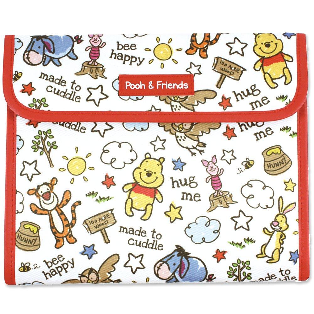 Koosa Accordion Winnie the Pooh Convenient case for organizing health insurance maternal and child health patient registration cash and Multi-Case,