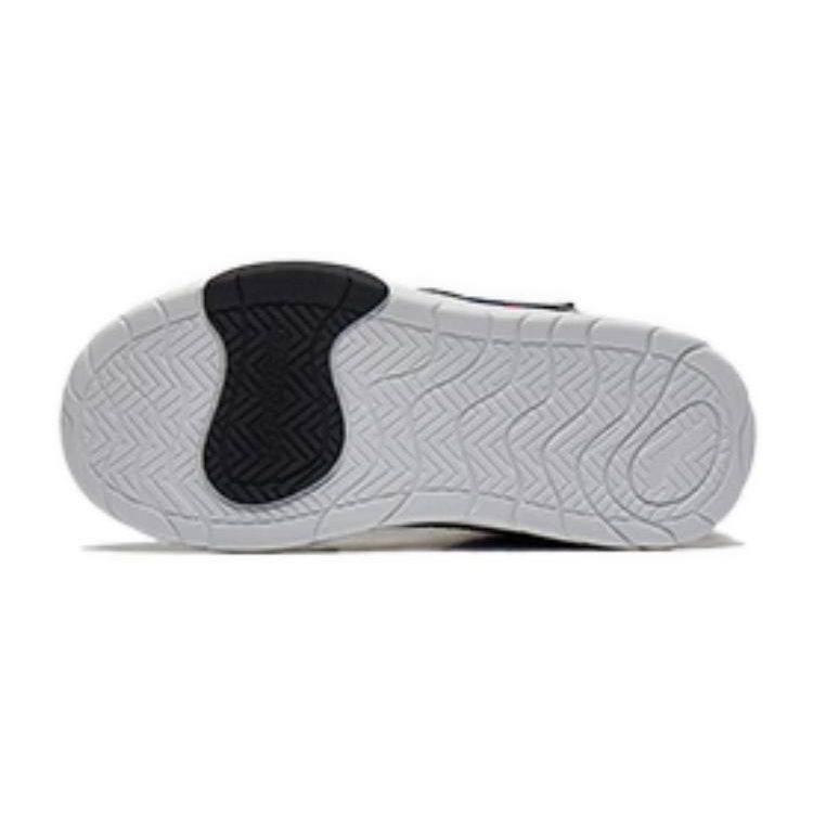 Li Ning Kids Comfortable Versatile Non-Slip Wear-Resistant Mid-Top Kids Skate Shoes Black Kids Skate Shoes YKNT126-23