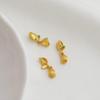 Gold-Plated Oil-Drip Leaf Clasp Jade Necklace Connector Accessory