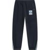 Li Ning Comfortable Casual Simple Fleece Loose Cuffed Knitted Sports Pants Men Bottoms Gray AKLTA01-1