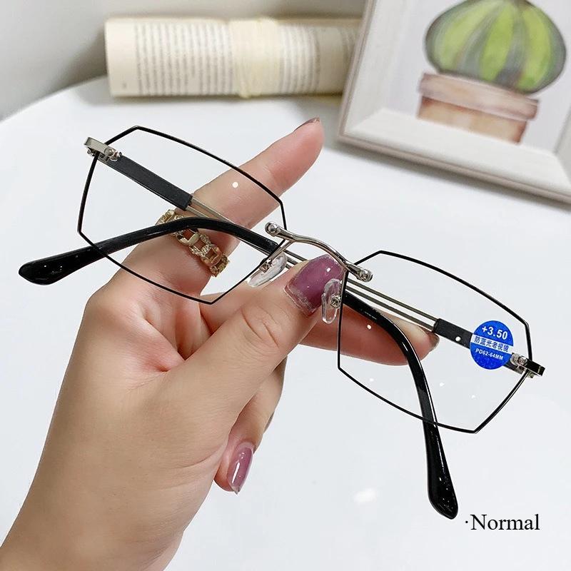 Unisex Business Photochromic Reading Glasses HD Lenses Anti Blue Light Presbyopia Glasses Diopter 0 To +4 0