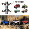 CNC Aluminum Shock Flex Blades for SCX24 1/24 RC Crawler Upgrade Parts Shock Absorber Mount