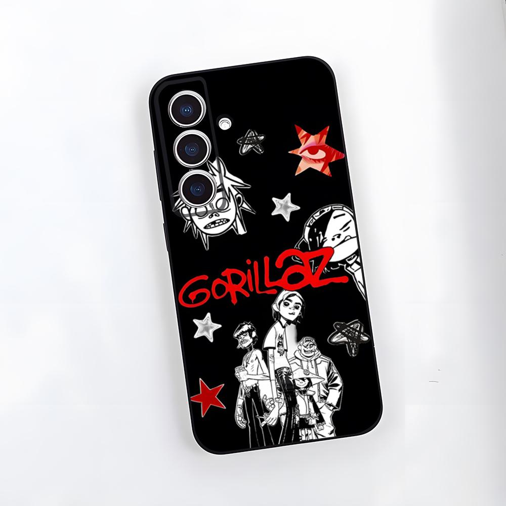 

Anime Rock Band Gorillaz Phone Case For Samsung S26 S25 Plus S20 S20 Plus S22 Ultra S23 FE S21 Plus S21 Ultra Soft Cover Samsung S21 FE
