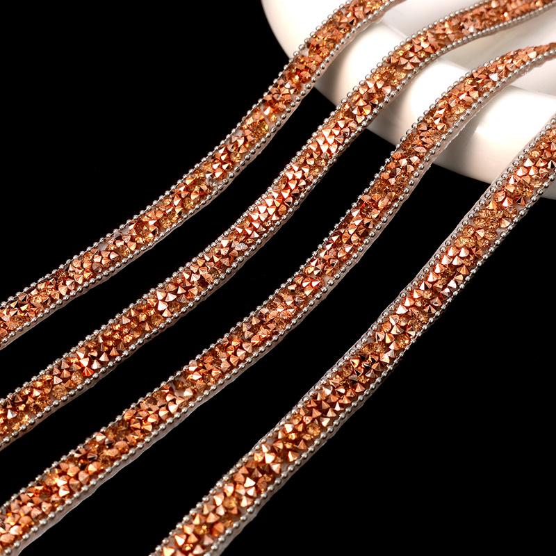 Self-Adhesive Rhinestone Strip Resin DIY Jewelry Stickers