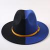 Popular European and American Classic Double-color Wide-brimmed Top Hat Men's and Women's Fashion OL Style Cowboy Hat Jazz Hat