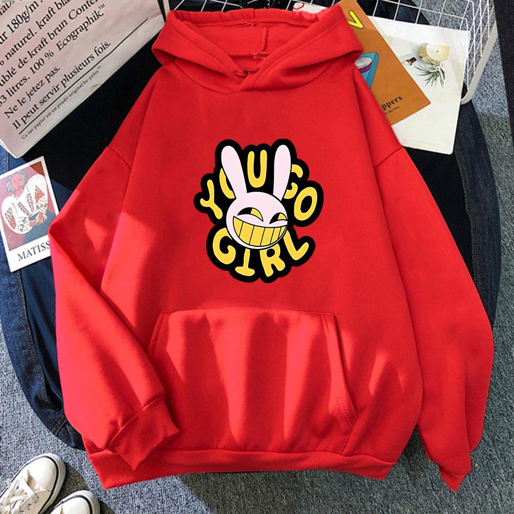 The Amazing Digital Circus Jax Hoodie Men Harajuku Funny Kawaii Hoodies Unisex Cute Rabbit Vintage Pullovers Sweatshirts Cartoon