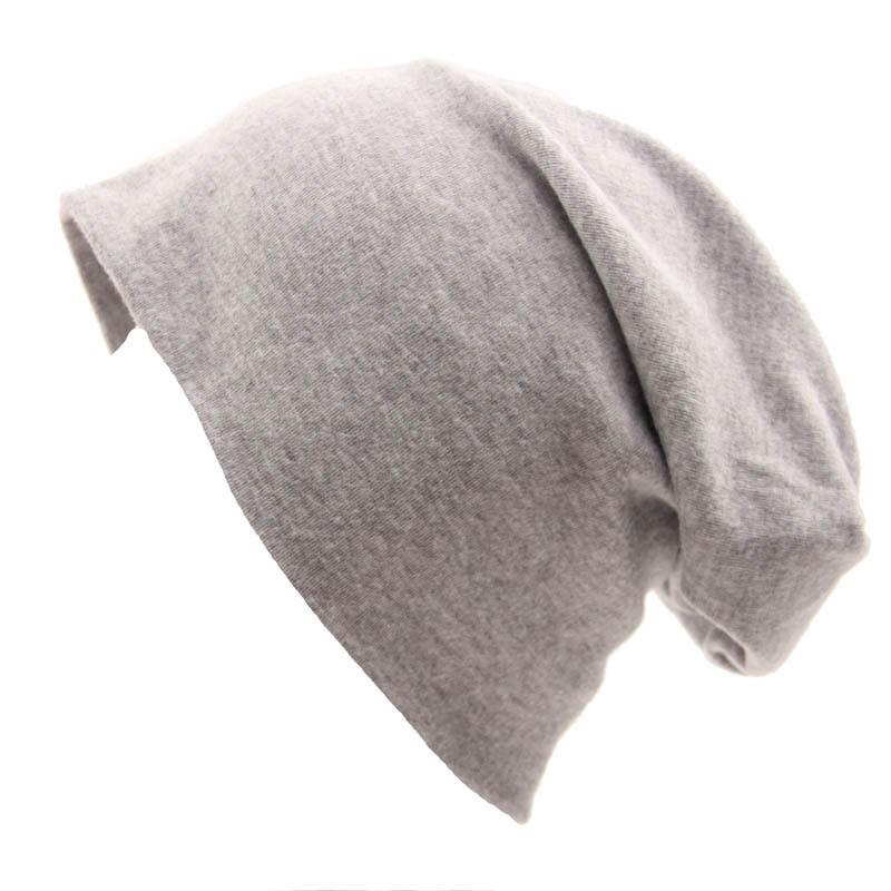 Women's Autumn Winter Pullover Sports Street Hip Hop Loose Knitted Cotton Hat KTY