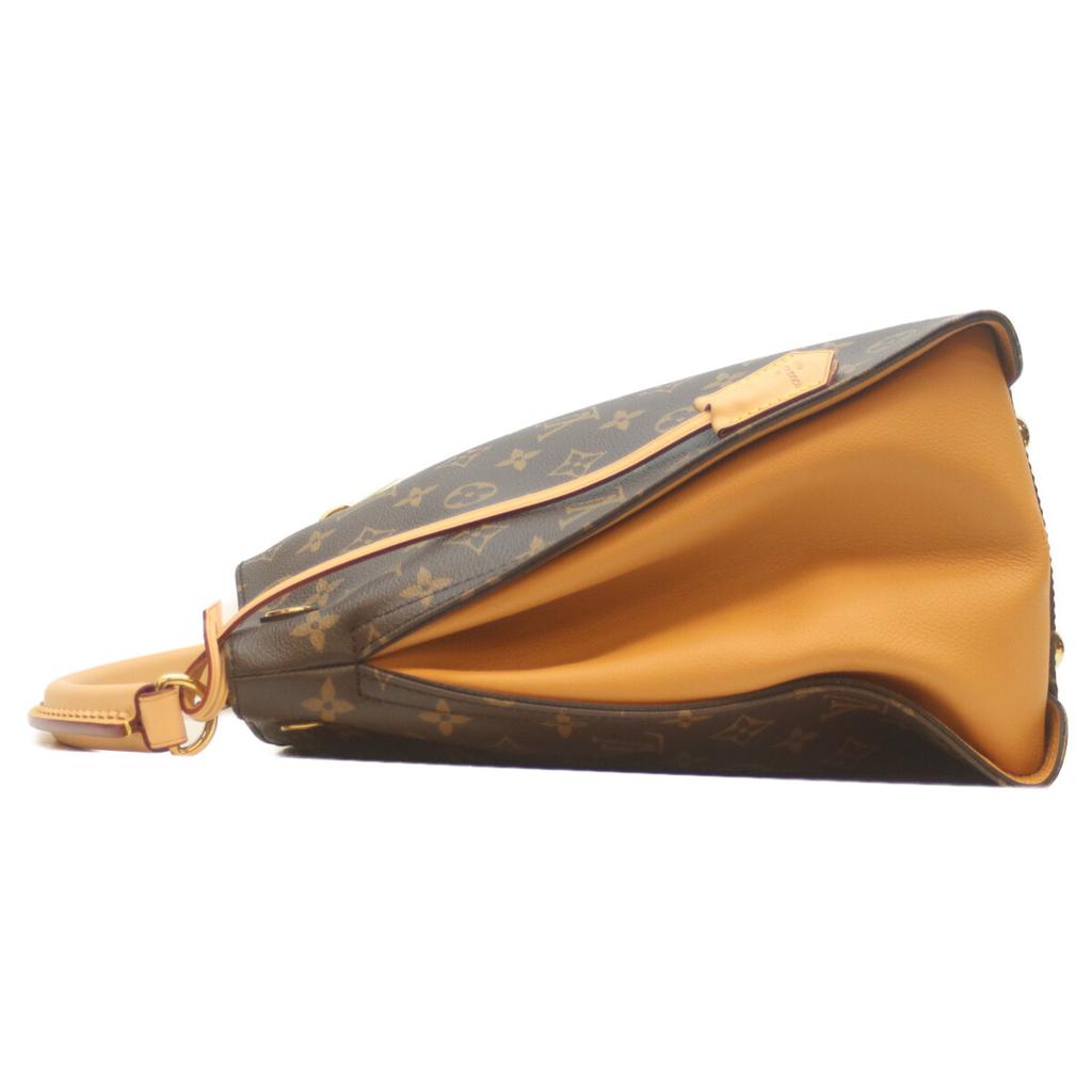 Louis Vuitton 2016 M41621 Monogram Gaia One Shoulder Shoulder Bag BrownUsed