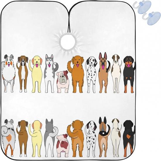 Stylish Barbershop Salon Barber Cape Haircut Cape Salon Apron Unisex Hair Cutting Cape Hairdressing Cape Apron for Men Women