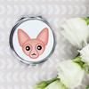 Sphynx - pocket mirror for a purse by Art-Dog