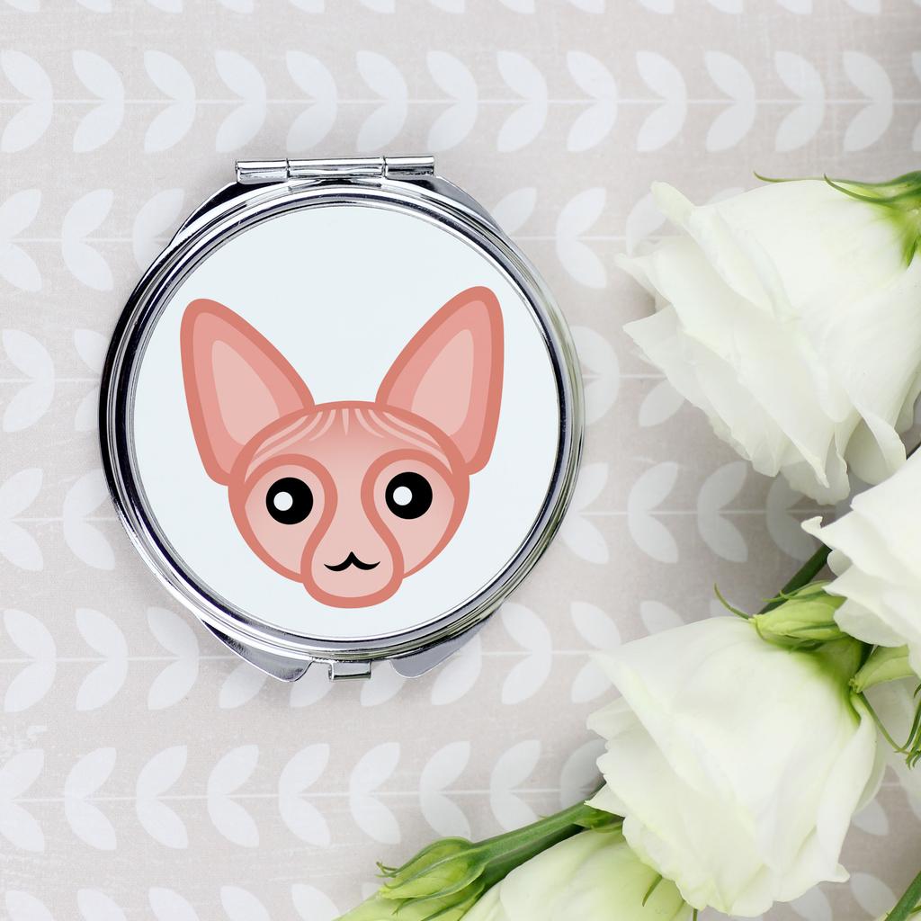 Sphynx - pocket mirror for a purse by Art-Dog