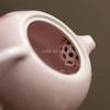 180ml Antique Pink Peony Teapot Ceramic Xishi Teapot Kaikai Ru Kiln Tea Pot Kung Fu Tea Set Accessories Underglaze Color