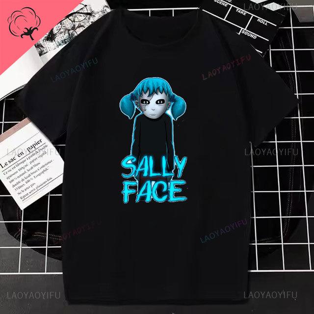 Unisex Cotton Tshirt Sally Face Printed Tshirt Women Funny Short Sleeve Tshirt Summer Fashion Casual Shortsleeve Outdoor Tops